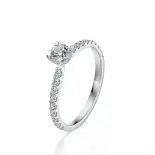 Pierścionek białe złoto z diamentami AJPZ_112